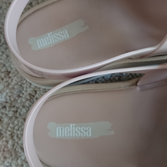 Melissa Soft Ad light pink Sandals size 8 - Picture 9 of 14